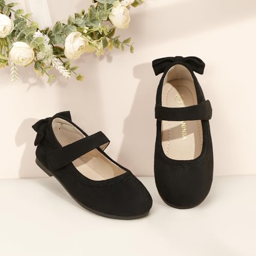Image of PANDANINJIA Toddler Dress Shoes Flower Girls Ballet Flats