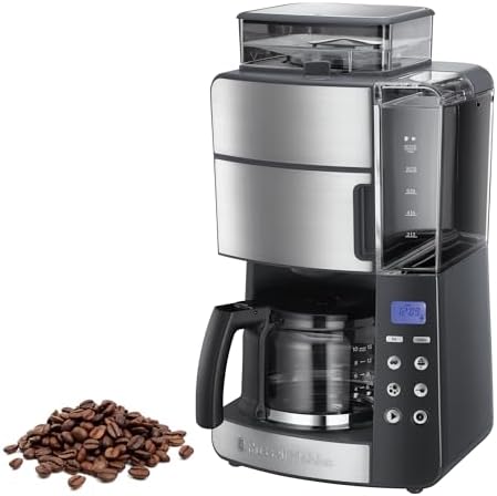 Russell Hobbs 25610-56 Cafetera de goteo, Color Gris, 10 Tazas
