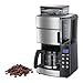 Produktbild Russell Hobbs Kaffeemaschine mit Mahlwerk Glaskanne [Digitaler Timer, Brausekopf für opt. Extraktion & Aroma] Grind&Brew (1 bis 10 Tassen, 3-stufige Mahlgradeinstellung) Filterkaffeemaschine 25610-56