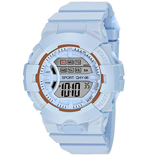 Image of Digital Unisex Watch (Multicolour Dial Multi Colored Strap)