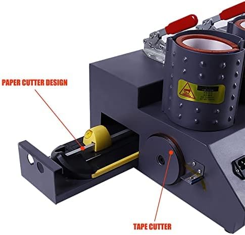 1500W Mug Heat Press Machine Sublimation Printing, 5 in 1 Tumbler Heat Press Machine Mug Thermal Printer for Latte Mugs, Durham Mugs, Money Boxes, Beer Steins, Cups Hot Image Pictu