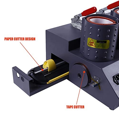 Máquina termofijadora para tazas 1500W 5 en 1 miniatura 5