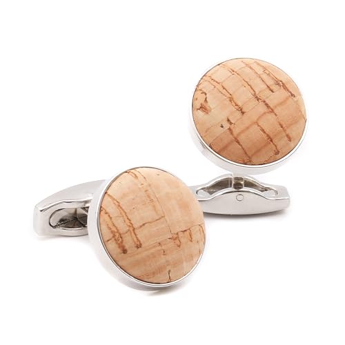 Manschettenknöpfe herren aus Naturkork. Originelle, exklusive und elegante...