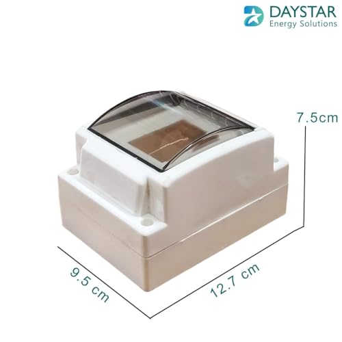 Image of Daystar AC 4 Pole (FP) Isolator /Switch Disconnector With Pvc MCB Box Door Type Transparent Cover - (125A Isolator With DB Box)