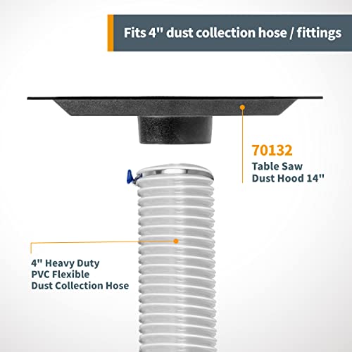 Powertec 70132 14-Inch Table Saw Dust Hood #TOP4