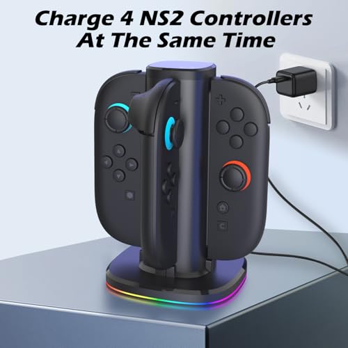 GMBACK Switch 2 Charging Dock Station for Nintendo Switch 2 JoyCons — view 4