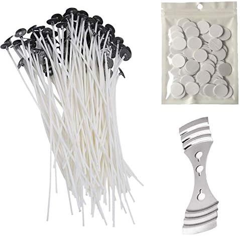 Homankit Candle Wicks, 200ft Spool, Well Coated with Natural Beeswax for Candle Making(1.0mm)