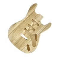YoungMonic Electric Guitar Body. Crafted with passion, this unfinished electric guitar body thickness is about 42-43mm. This body with SSH/SSS Style guarantees a comfortable playing experience for all guitar enthusiasts. DIY electric guitar necks. Th...