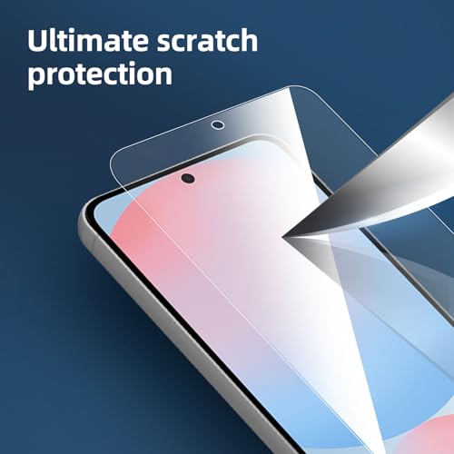 Image of NEW'C 3 Pack Designed for Samsung Galaxy S25 FE Screen Protector,Tempered Glass,Case Friendly Scratch-proof, Bubble Free, Ultra Resistant