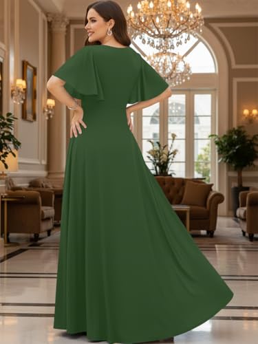 Image of KOH KOH Womens Long Elegant Bridesmaid Evening Cocktail Modest Maxi Dress