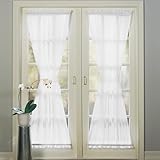 No. 918 Emily Sheer Voile Single Curtain Door Panel, 59
