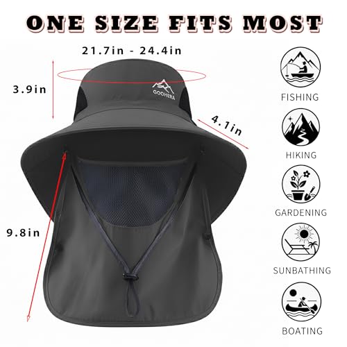 Sombrero de sol plegable unisex con protección UV50+ miniatura 6