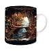 Produktbild 3D Bookshelf Mug, 350ml Bibliothek Bücherregal Reisebecher, 3D-Bücherregal-Tasse, Kreatives Design, Bücherregal-Becher, Bookshelf Pattern Mug, Geschenke Für Leser