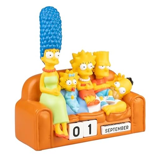 Calendario Perpetuo Simpsons 3D - Figuras Simpsons Regalo Original : Decoracion Habitacion Juvenil o Escritorio - Calendario sobremesa para niños y Adultos | Ya disponible en tu tienda friki favorita! En mundofriki.es!
