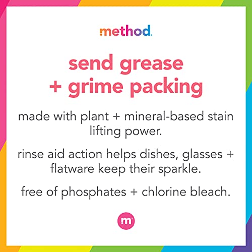 Method Dishwasher Detergent Packs, Free + Clear, 30 Count #TOP3