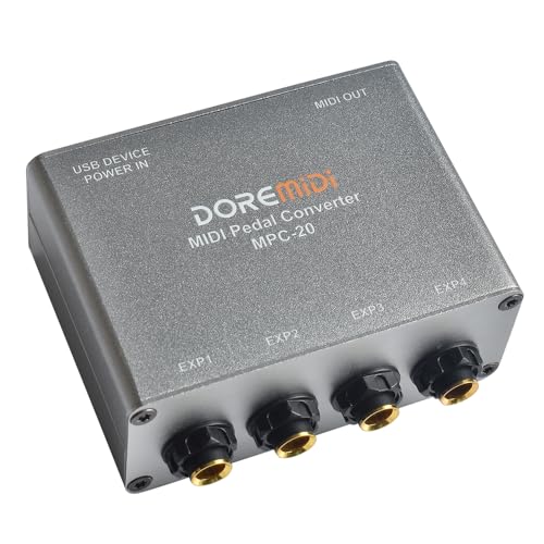 DOREMIDI Expression Pedal Converter Pedal Sustain Expander MPC-20