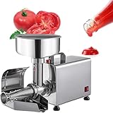 ✦【Détails humanisés】 : le port d'alimentation du presse-tomates facilite l'entrée de plus de nourriture à la fois. Ajustez l'auge pour stocker la confiture dans différents récipients. Le cordon d'alimentation peut être collecté pour un rangement facile.