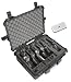 Case Club Waterproof 6 Pistol Case with Silica Gel to Help Prevent Gun Rust