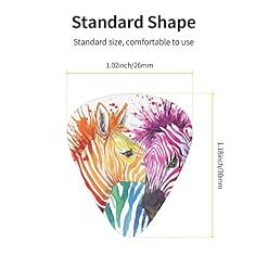 Ensemble de 12 médiators de guitare zèbre colorés mignons pour guitare acoustique, guitare électrique, contrebasse… - Les Beatles, Paul McCartney, John Lennon, RIngo Starr, George Harrison Ensemble de 12 médiators de guitare zèbre colorés mignons pour guitare acoustique, guitare électrique, contrebasse… – Image 4