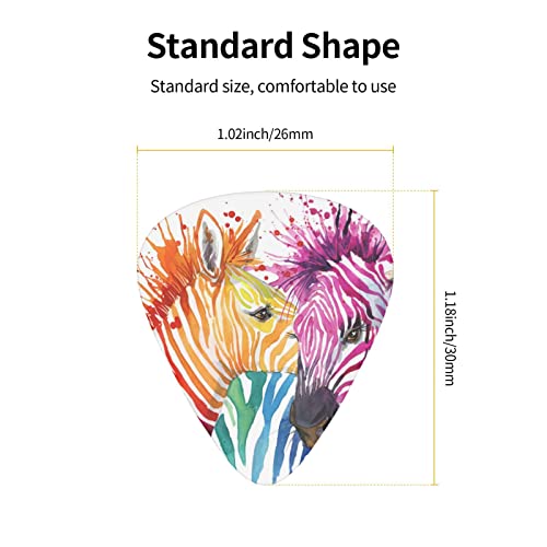 Ensemble de 12 médiators de guitare zèbre colorés mignons pour guitare acoustique, guitare électrique, contrebasse… - Les Beatles, Paul McCartney, John Lennon, RIngo Starr, George Harrison Ensemble de 12 médiators de guitare zèbre colorés mignons pour guitare acoustique, guitare électrique, contrebasse… – Image 5