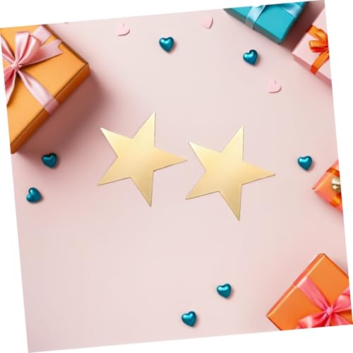 Recortes de estrellas grandes para manualidades de papel de cinco estrellas en pack de 60 6