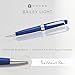 Cross Bailey Light Refillable Ballpoint Pen Presented in a Everyday Gift Box - Medium Point, Black Ink, Polished Blue