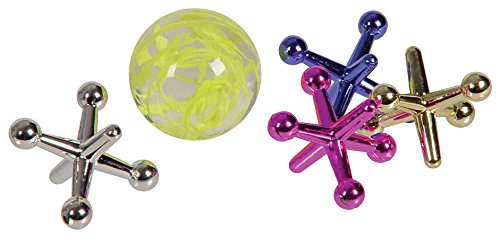 Toysmith Jumbo Jax Set, Retro Toy, Fidget Toy, Coordination Boosting Toy, For Boys and Girls Ages 5+