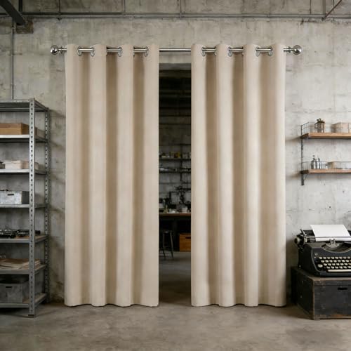 Rideau thermique 115 x 135 cm bloquer lumiere isolant et moderne pour dressing
