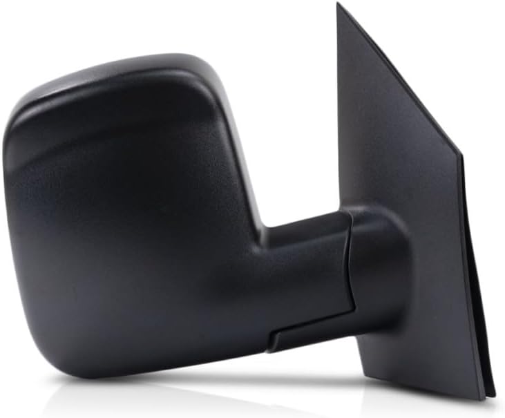 For Chevy Express 2500 2008-2018 Door Mirror Passenger Side | Power | Heated | Textured Black | Replacement For 15227437 | GM1321396