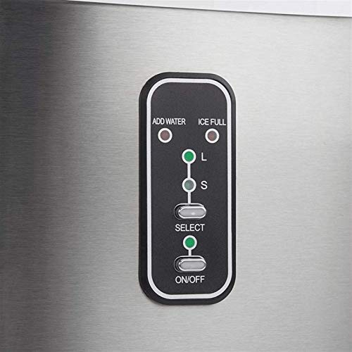 Automatische Eiswürfelmaschine Infrarotsensor Macht 10kg/22lbs pro 24 Stunden 112W Eismaschine mit Soft-Touch-Steuerung… – Bild 7