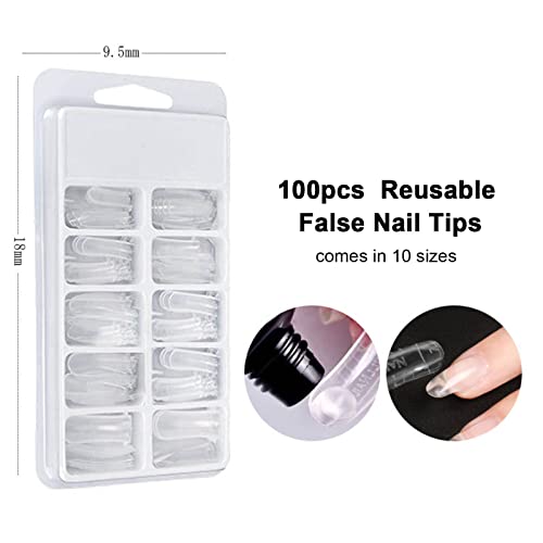 Dabey Conjunto de gel de unhas LED UV LED Conjunto de gel de unhas Kit de gel de extensão de unhas P