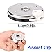 DDKCHQLT 13 Tone Pitch Pipe Tuner Multipurpose Sensitive Pitch Pipe Tuner Music Tuning Accessories with Storage Case for Guitar Bass Cello Violin Ukulele Chromatic Tuning (Silver)