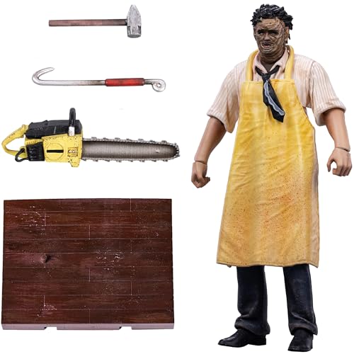 BEERISE HIYA Action Figures - 1/18 EMT0264 Exquisite Mini Series The Texas Chainsaw Massacre The Beginning (1974) Leatherface Standard Edition - 4.25 Highly Posable Collectible Model Ages 15+