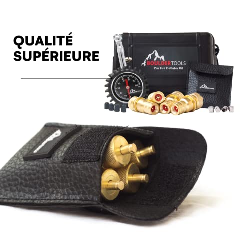 Dégonfleur de pneu rapide robuste haute précision avec pochette Molle - 2