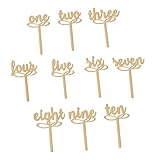 Marque-places : chiffres anglais ajourés, pour une touche d'originalité à votre fête ou mariage. numéros de table pour mariage