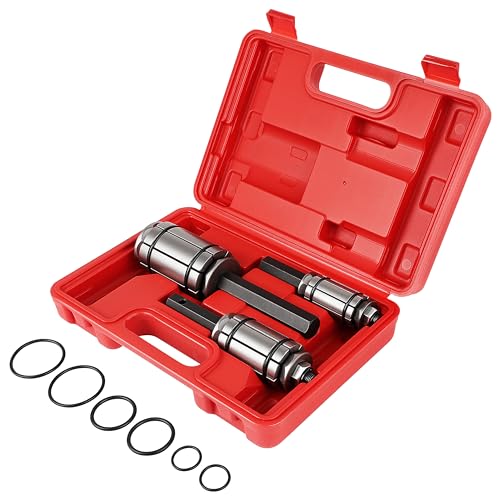 ACZCR 3Pcs Tail Pipe Expander Spreader Tool Set 1/18'' to 3-1/2'' Tail Pipe Tailpipe Expander Exhaust Muffler Spreader Tool Kit for Most Vehicles and Trucks