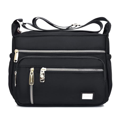Image of COOLOME Purses for Women CrossBody Bag Waterproof Tote Shoulder Handbag Multiple Pockets Nylon Messenger Bag Fashion Tote Bag