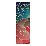 art deco garderobenständer Platzsparende Wandgarderobe mit großer Wirkung: 119 x 39 cm großes Garderobenpaneel mit Motivdesign und gerundeten Ecken