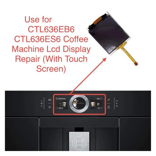 Écran tactile OLED LCD pour machine à café Bosch CTL636EB6 et CTL636ES6 - 4