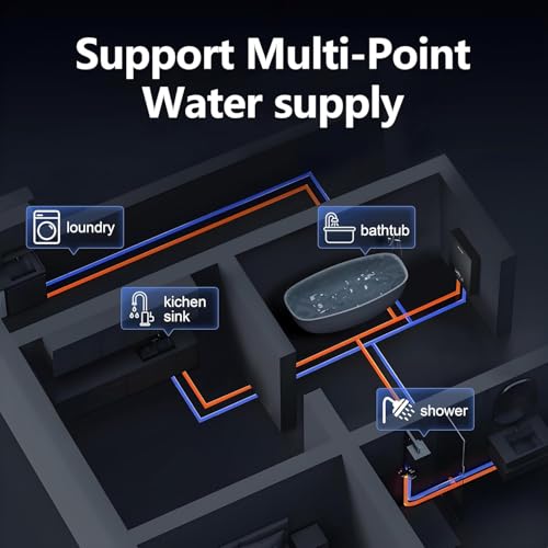 Chauffe-eau électrique SIVUATEK résout les pannes d'eau chaude pour 4 points d'eau - 4