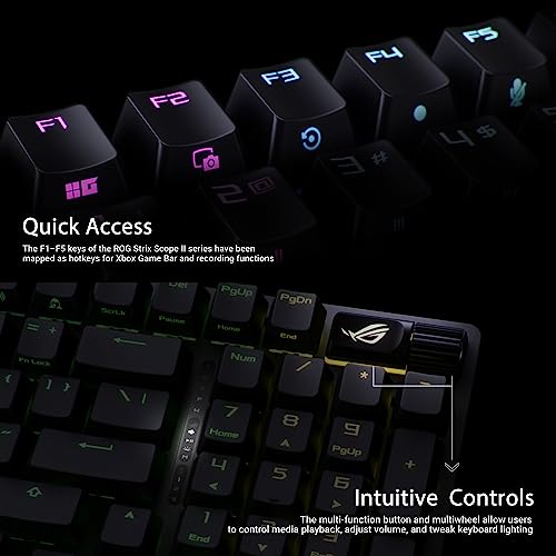 ASUS ROG Strix Scope II 96 Wireless – Teclado Gaming mecánico inalámbrico 8