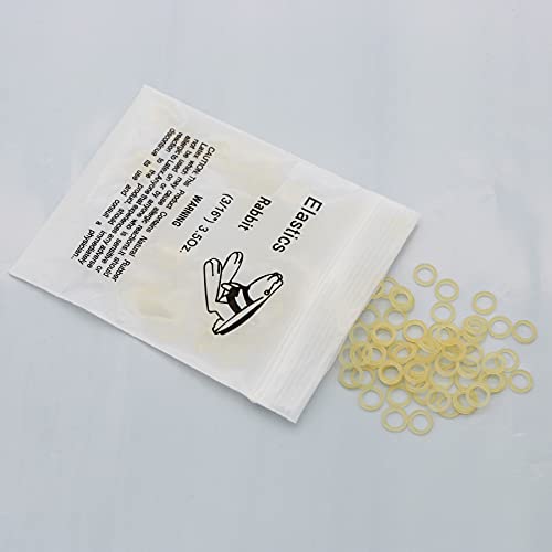 10Packs/1000Pcs Dental Orthodontic Elastics Latex Rubber Bands (10Bags-Rabbit-3/16-3.5Oz) #TOP3