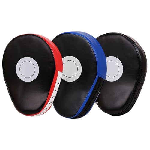 Almohadillas de Boxeo - Aľmohadillas dè MMA Manoplas d́e bòxeo curvadas y engrosadas, Mànoplas dë Box̃eo Equipo ďe Entrenamiento dė boxëo d́e Artes Marciales para Adultos, Escudo dé Patada Thai