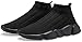 Santiro Slip On Shoes Women Sneakers Lightweight Running Shoes Breathable Gym Athletic Shoes Fashion Walking Tennis Shoes All Black 10.5 US