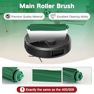 Spofan Kit Accessori di Ricambio per iRobot Roomba Plus 405 Combo/505 Combo Robot Aspirapolvere, 1 Spazzola Principale, 2 Filtri, 4 Spazzole Laterali, 4 Panni Mop, 4 Sacchetti per la Polvere