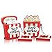 Produktbild Newseego Kompatibel mit AirPods Case Schutzhülle aus Silikon, AirPods Hülle Lustiger Abdeckung Karikatur Stoßfest Gehäuse mit Schlüsselbundring für Wireless Airpods 1&2 Charging Case - Popcorn