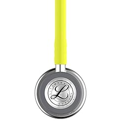 Alternative view of 3M Littmann Classic III Monitoring Stethoscope, Lemon-Lime Tube, 27 inch, 5839