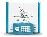 PlumBand - Ballett Stretch Band Für Tanz & Gymnastik - Fitnessband Für Training Und Steigerung Der Flexibilität - Erwachsene Und Kinder - Bonus Reisetasche – Blau - Mittel