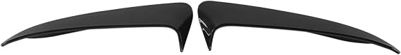 Rear Bumper Air Fit for Vent Cover Trim Fit for C-Class W205 Sedan Sport 4-Door Afit for MG Line 2015+ Premium ABS Material Black Aggressive Look for Car Stick-On Installation