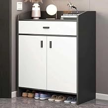 Freestanding Multi-Layer Space Saving Storage Large-Capacity Dustproof Shoe Storage Cabinet for Hallway, Shoes Cupboard Organiser with Doors(60x30x90cm)